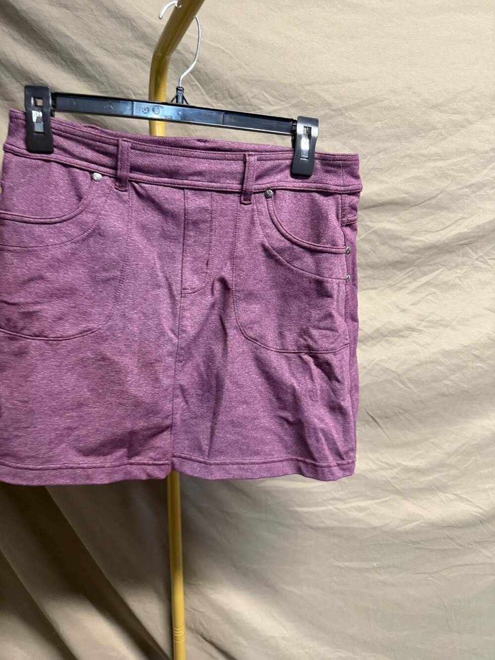 Athleta Bettona Skort Athletic Skirt Sangria Heather Plum Size Small